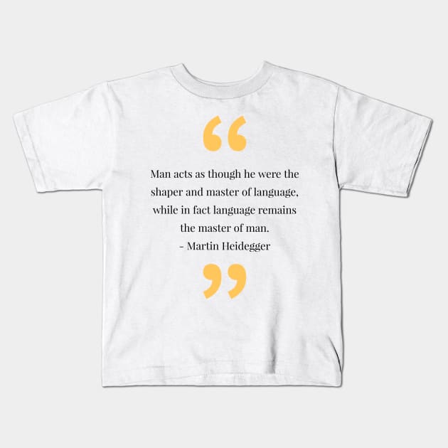 philosophy quotes Kids T-Shirt by CreationsByAme